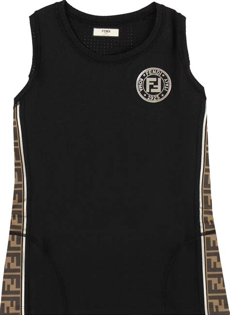 fendi logo tank top